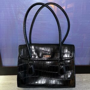 Liz Claiborne black leather purse